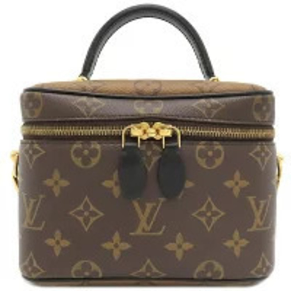 Louis Vuitton bag Vanity NV Monogram canvas reverse Brown Handbag Padlock
